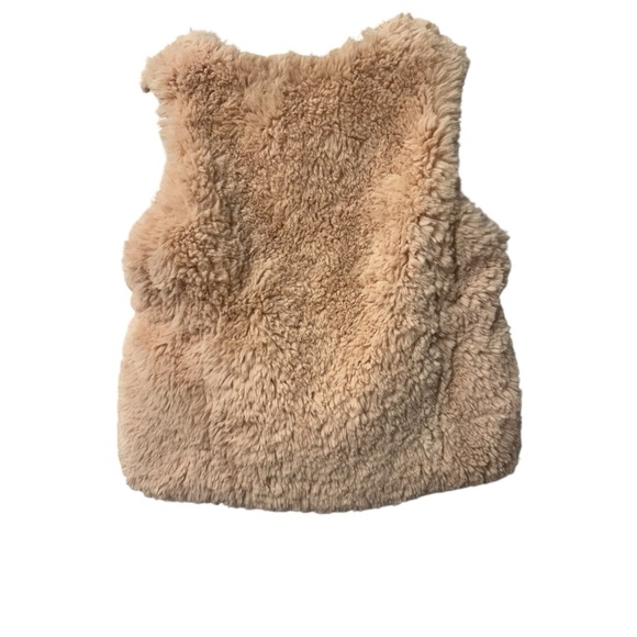 Zara Baby Girl Faux Fur Vest Size 6-9 Months - Picture 3 of 3